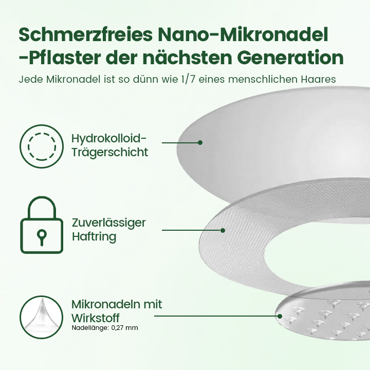 Offizieller Store | ☀️☀️ Timilk® Moringa · Berberine + NAD+ 10-in-1 Nano-Mikronadelpflaster(Nur einmal täglich – sichtbare Veränderungen innerhalb von 7 Tagen)🔥❤️