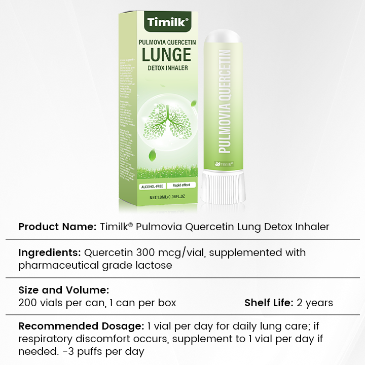 Timilk® Pulmovia Quercetin Lung Detox Inhaler 🔥