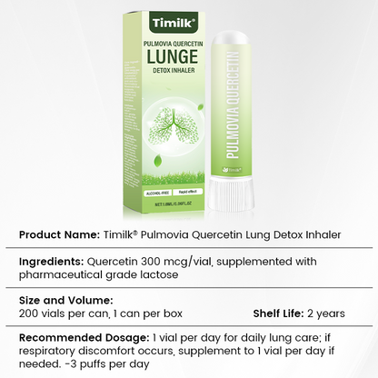 Timilk® Pulmovia Quercetin Lung Detox Inhaler 🔥