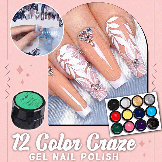 12 Color-Craze Gel-Nagellack