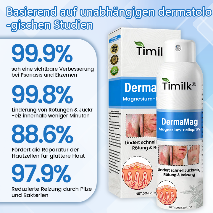 ✅ Offizieller Shop: Timilk® DermaMag Magnesium-Reparaturspray 🔥
