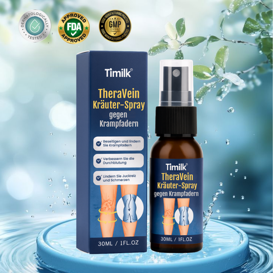 Timilk® TheraVein Kräuter-Spray gegen Krampfadern