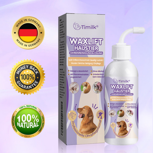 Timilk® WaxLift Haustier-Ohrenreinigungslösung