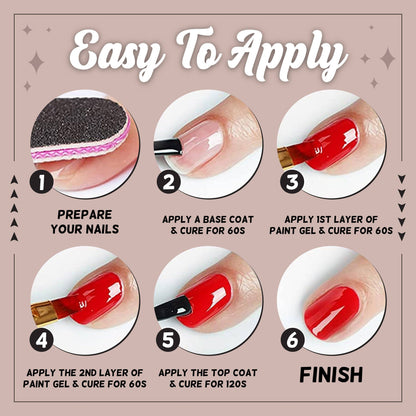 12 Color-Craze Gel-Nagellack