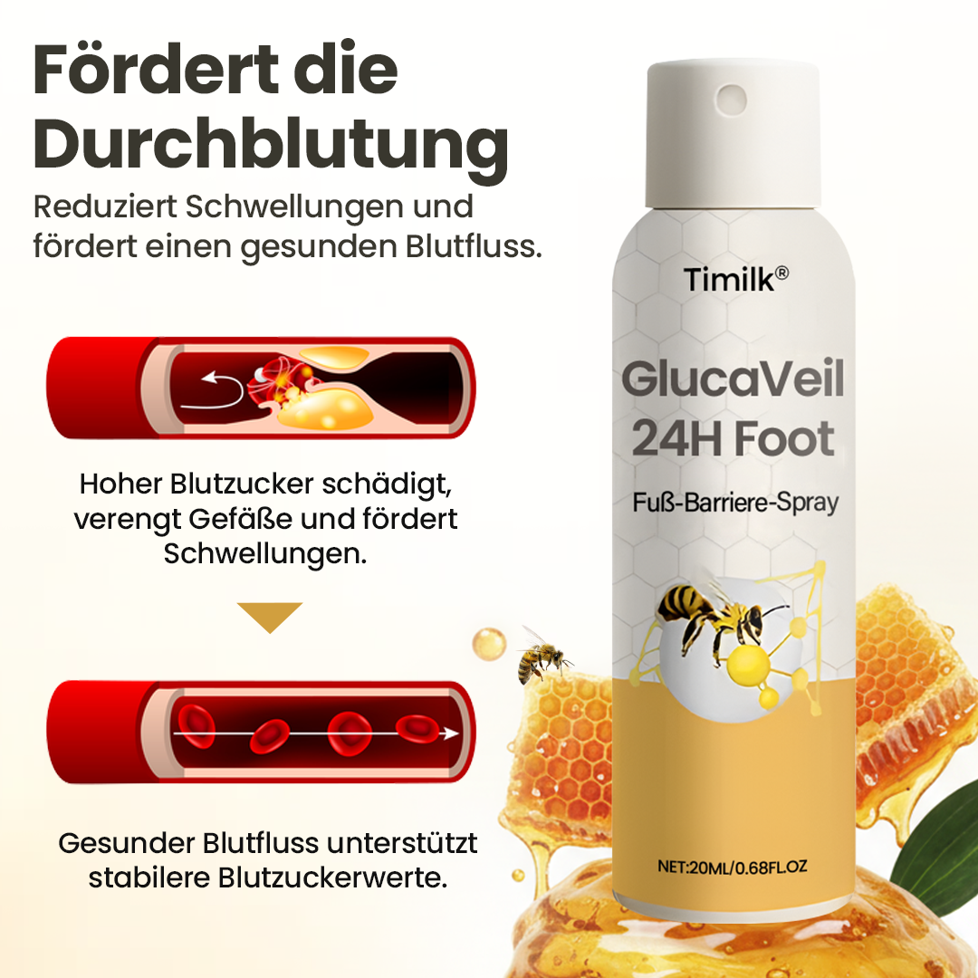 Timilk® GlucaVeil 24H Fuß-Barriere-Spray 🔥