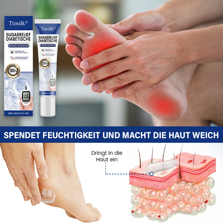 Timilk® SugarRelief Creme zur Behandlung von Diabetes 🔥
