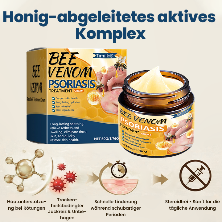 Timilk® BeeVenom Psoriasis-Behandlungscreme ❤️