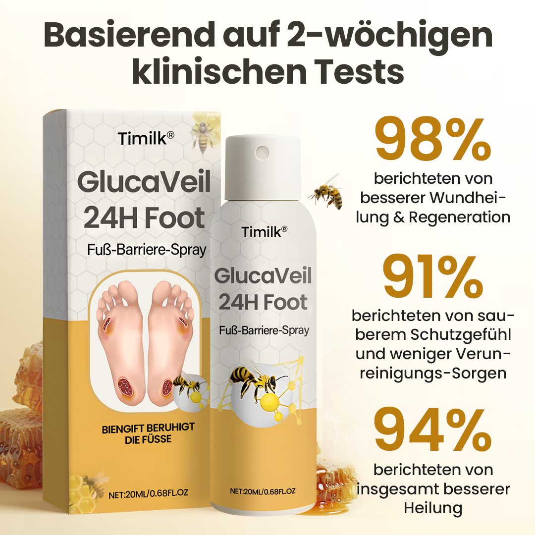 Timilk® GlucaVeil 24H Fuß-Barriere-Spray 🔥