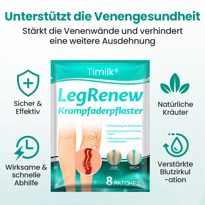 Timilk® LegRenew Krampfaderpflaster