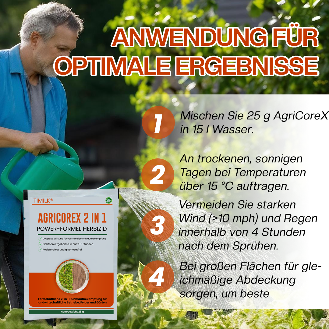 Timilk® AgriCoreX 2in1 Power-Formel Herbizid 🔥
